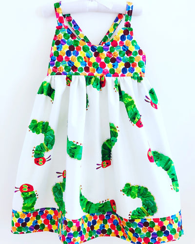 Hungry Caterpillar Inspired Hummingbird Dress